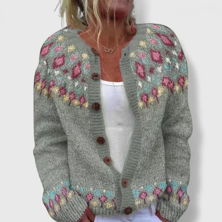 Liranya™ | Classic Patterned Cardigan