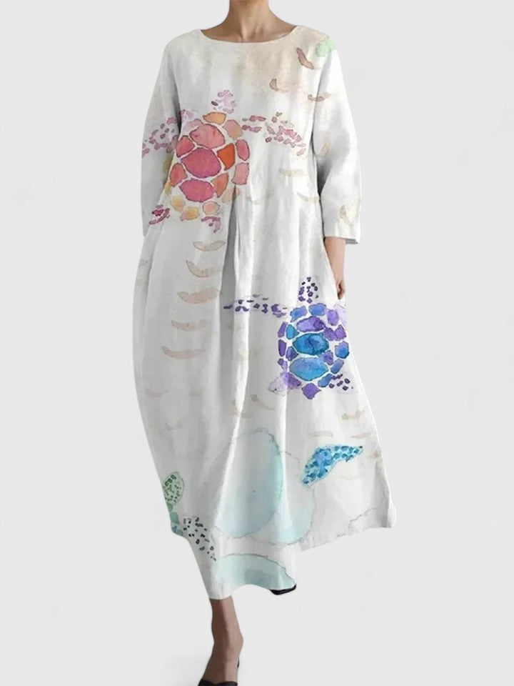 Amelia™ | Botanical Garden Midi Dress
