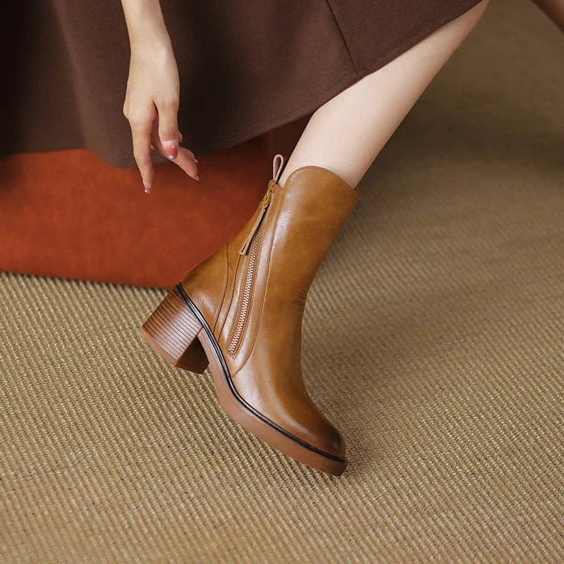 Margaret™ | Elegant Leather Boots