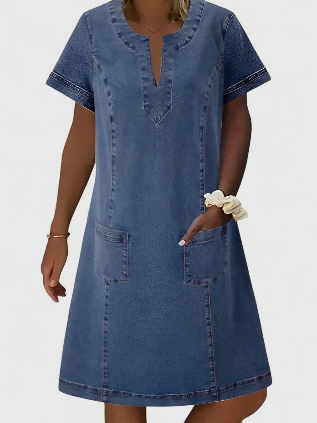 Christine | Elegant Denim Dress