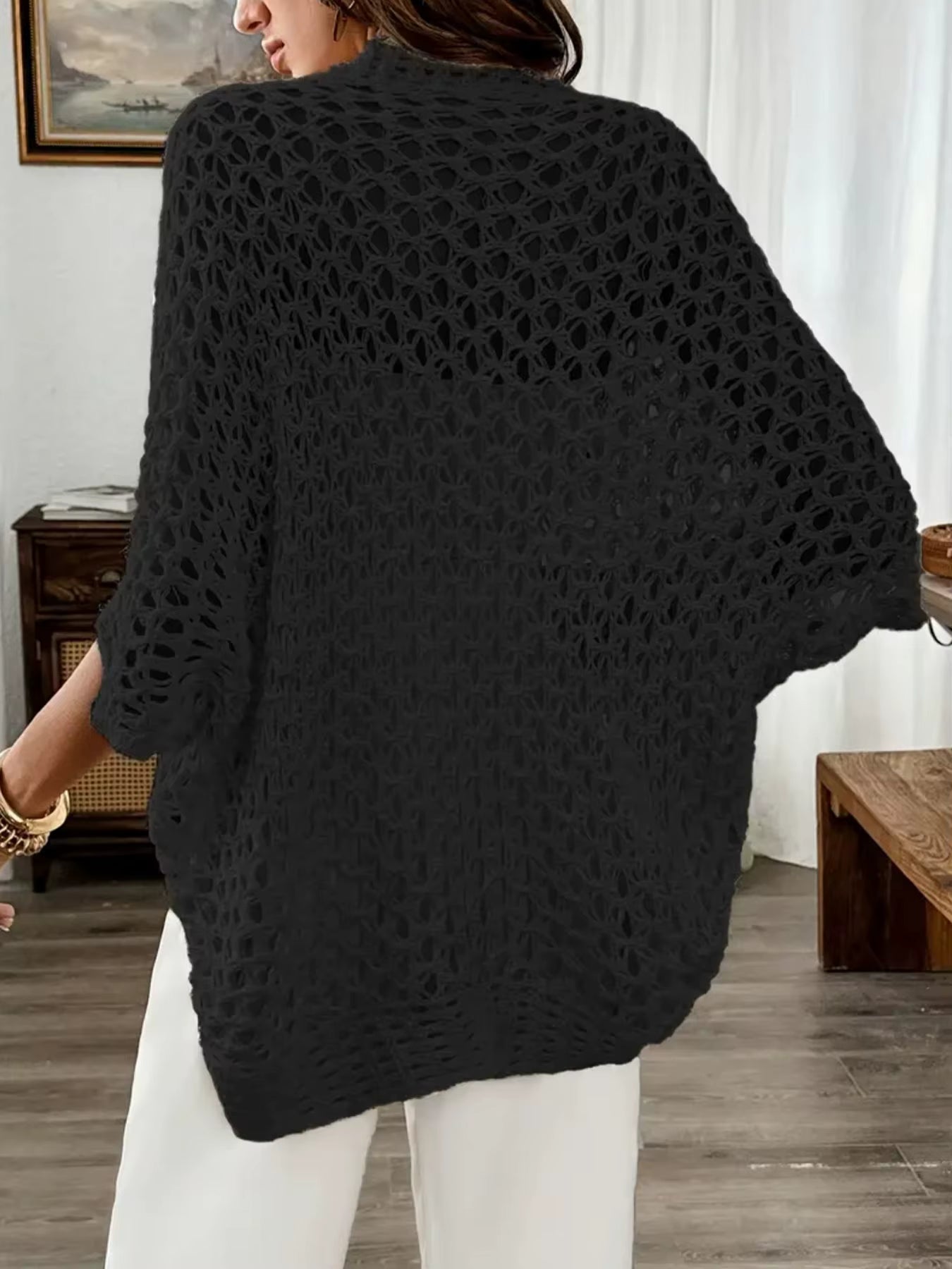 Elowen™ | Openwork Elegant Cardigan