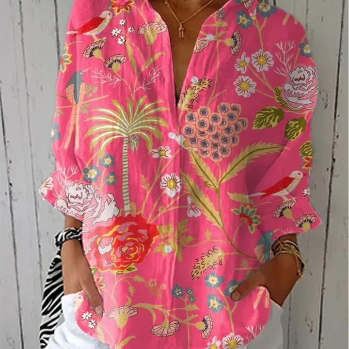 CHARLOTTE AVALON  | SPRING GARDEN BLOUSE FOR WOMAN