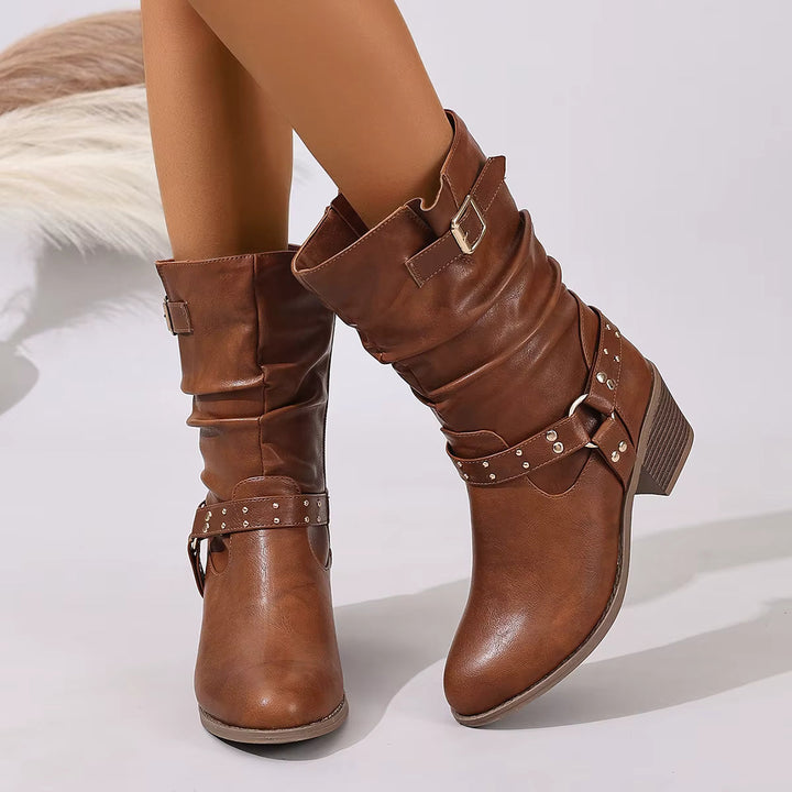 Warrina™ | Elegant Western Ankle Boots