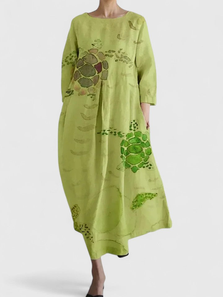 Amelia™ | Botanical Garden Midi Dress