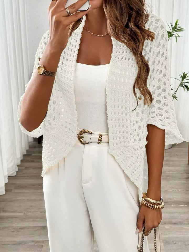 Elowen™ | Openwork Elegant Cardigan