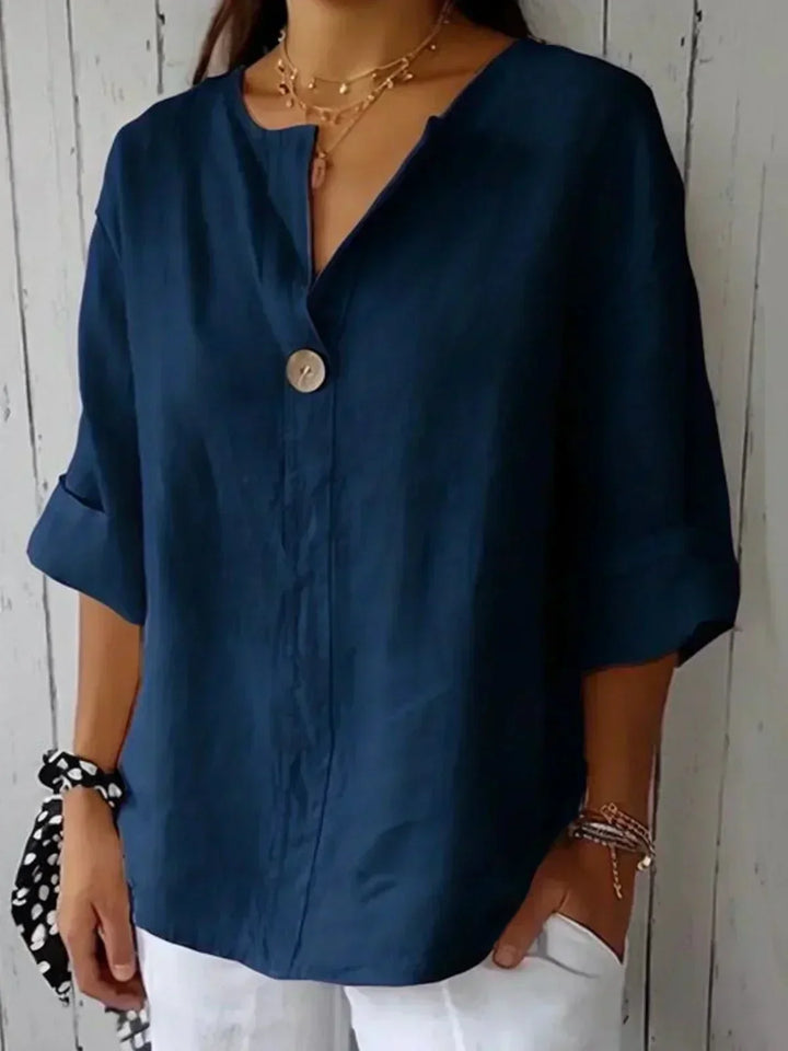 CHARLOTTE AVALON | ZAMMA V-NECK TOP FOR WOMAN