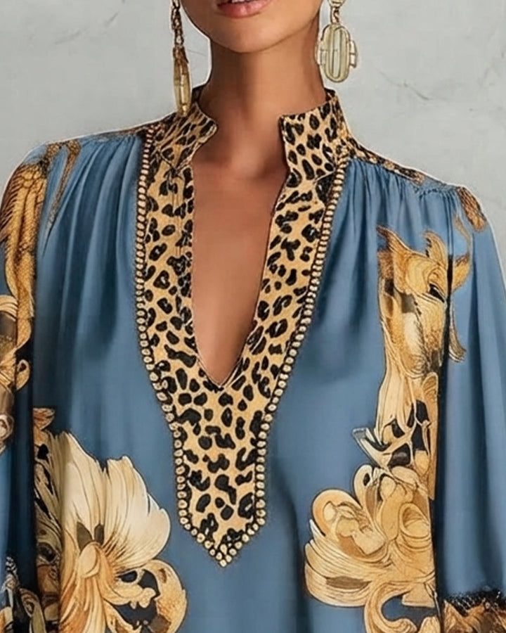 CHARLOTTE AVALON | LEOPARD PRINT DRESS FOR WOMAN