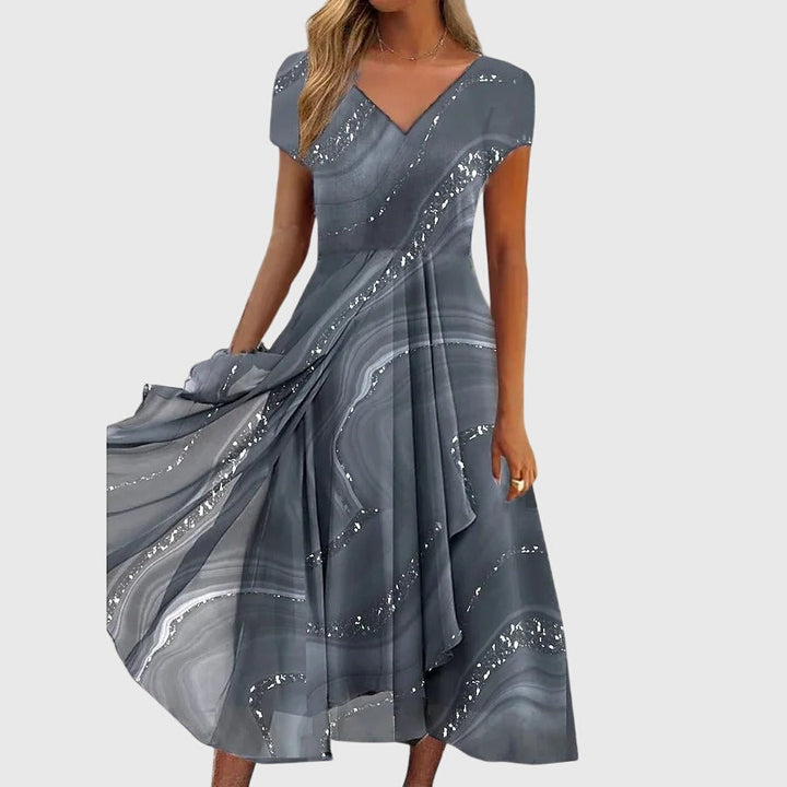 Miralune™ | Flowing Statement Evening Dress