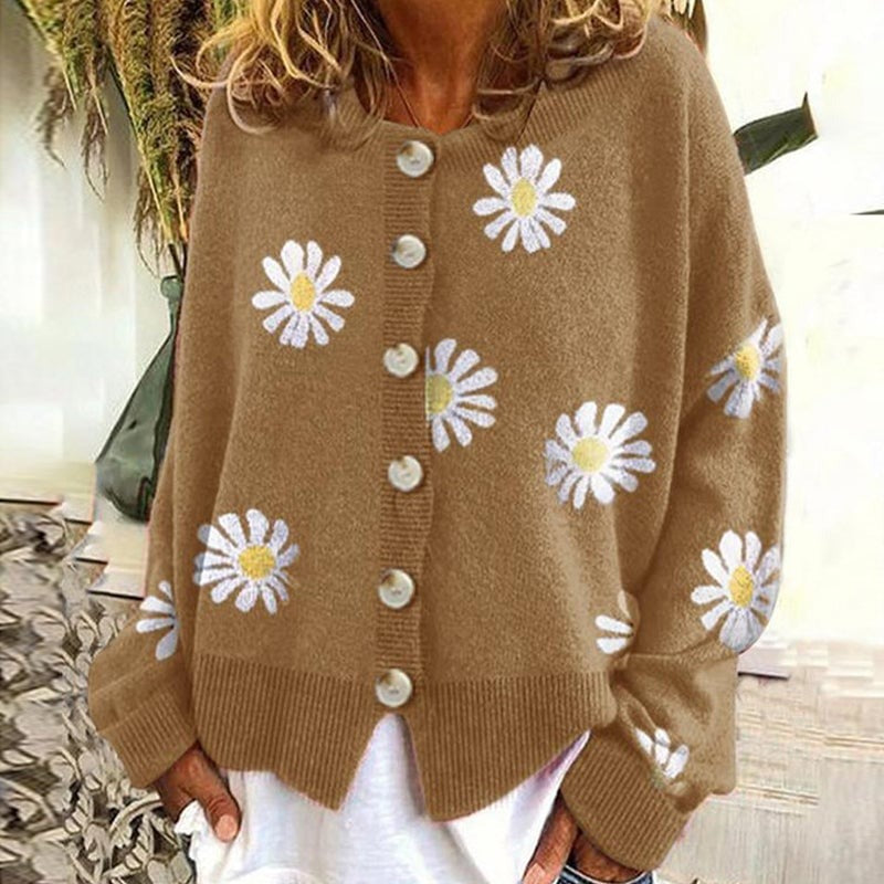 Angel™ | Cute Cardigan With Daisies