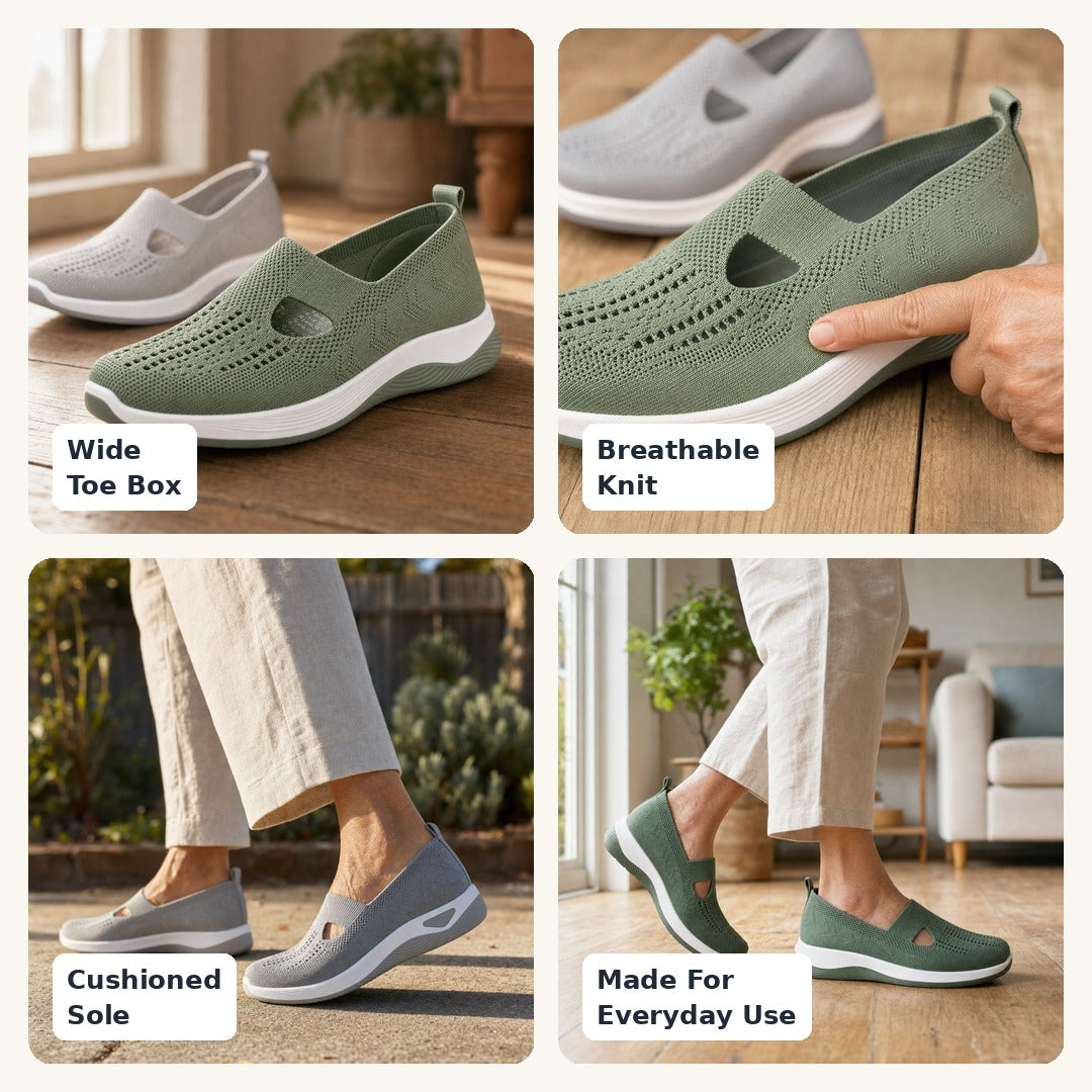 CHARLOTTE AVALON | KNIT SLIP-ON SHOES FOR WOMAN