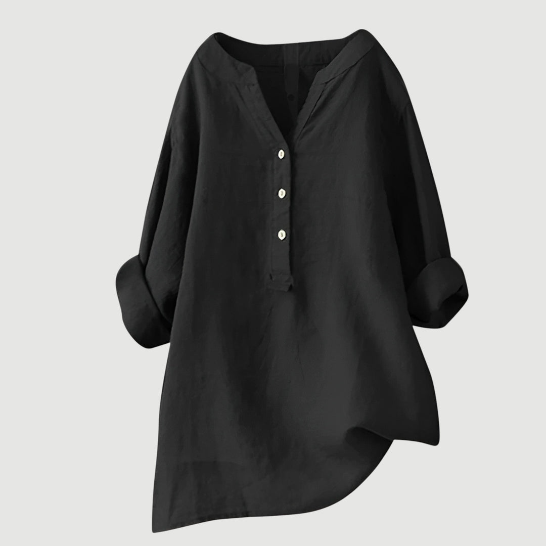 Marcelline™ | Airy and Comfortable Button-Up Shirt