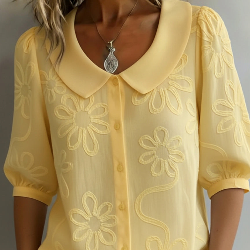 Aurélie™ | Floral Comfort Blouse