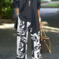 Chloe™ | Casual Leaf Print three Piece Set