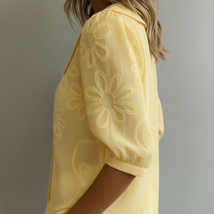 Aurélie™ | Floral Comfort Blouse