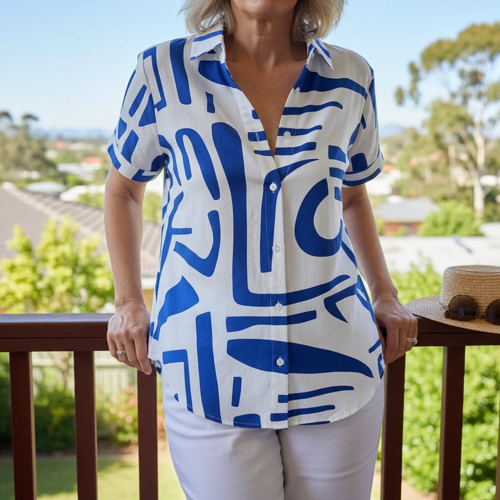 Arvo™ | Casual Abstract Summer Blouse