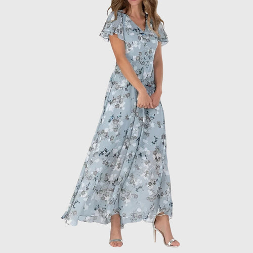 Calindra™ | Graceful Floral Maxi Dress