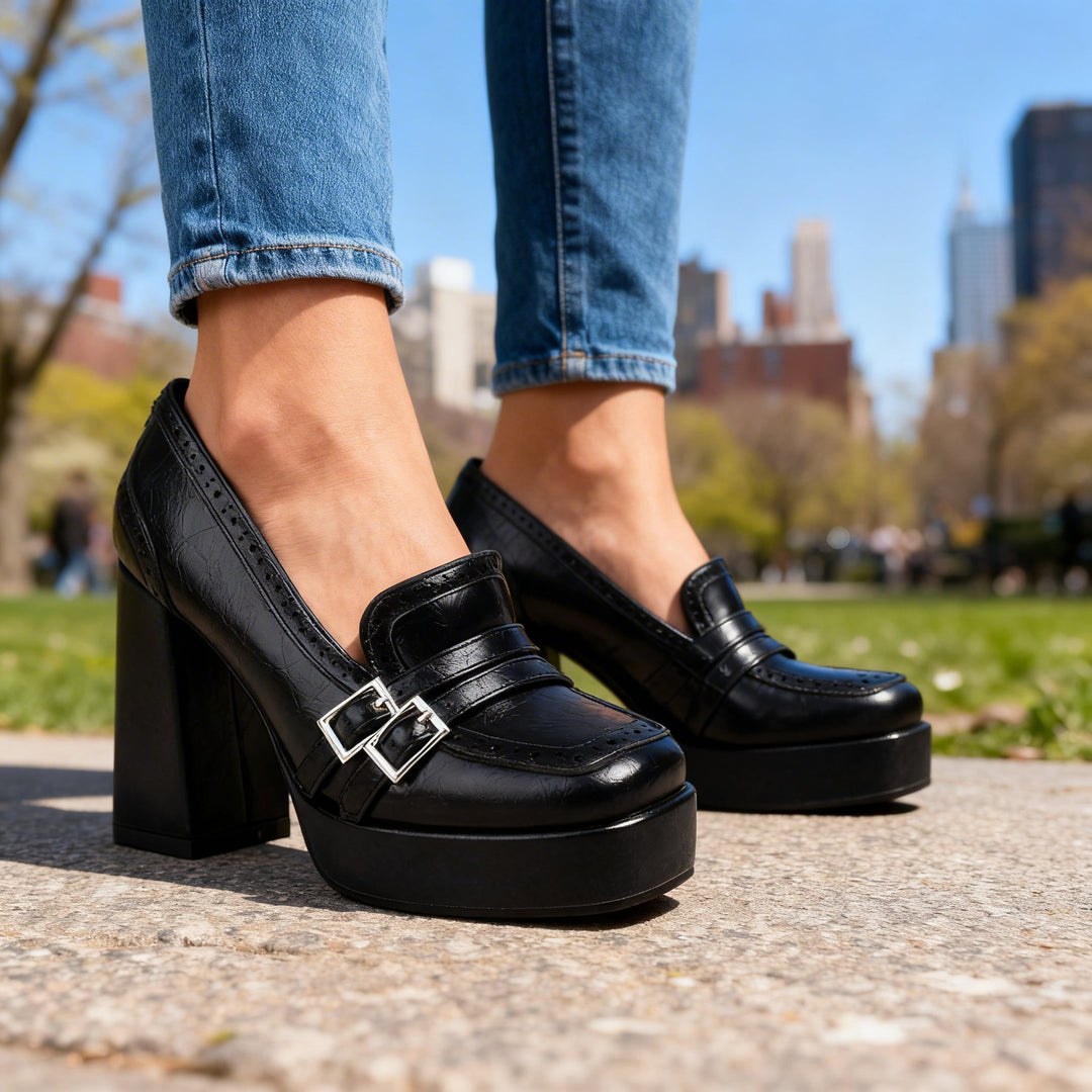 Adriana Brogue Loafers