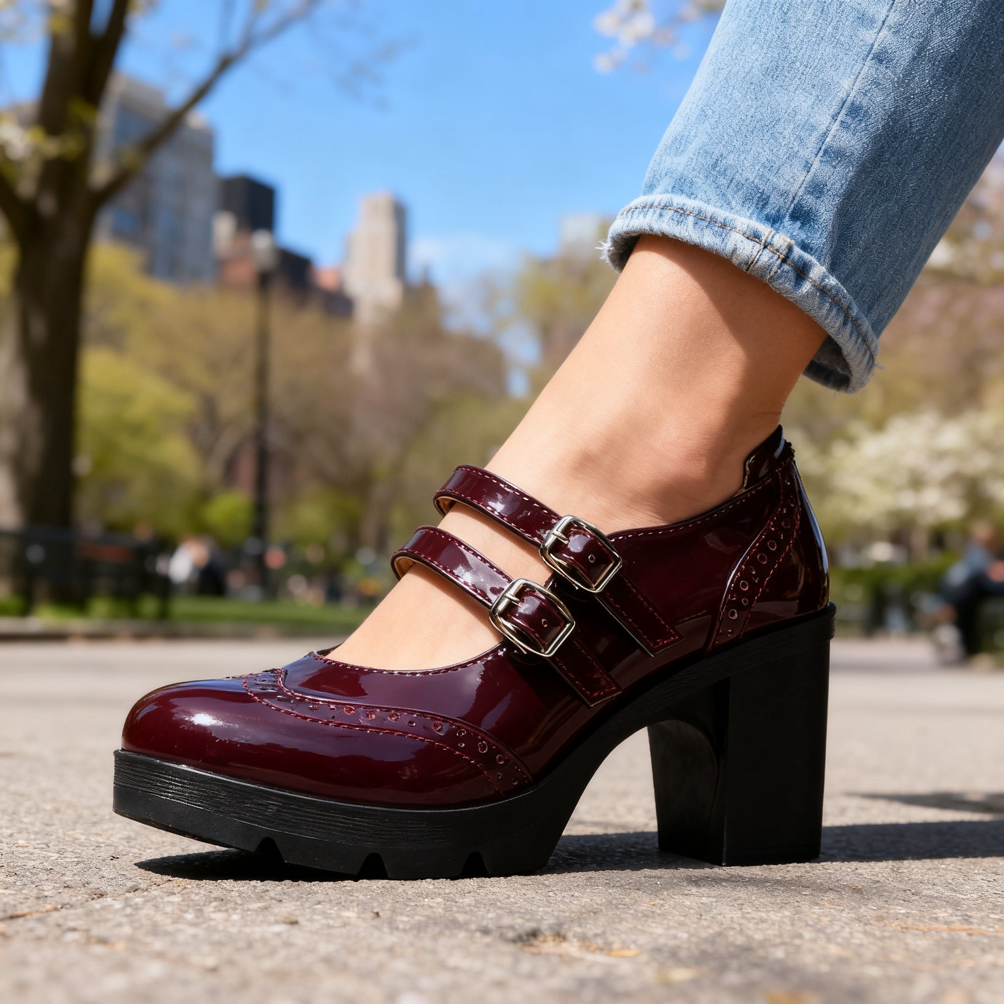 Audrey Brogue Loafers