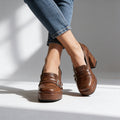 Adriana Brogue Loafers