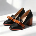 Abigail Bow Strap Loafers