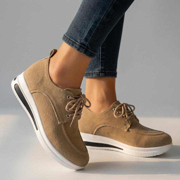 Hollie Lace-Up Loafers