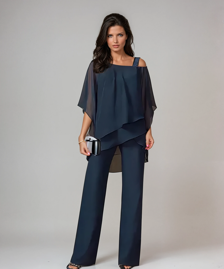 CHARLOTTE AVALON | LAYERED TWO-PIECE SET FOR WOMAN
