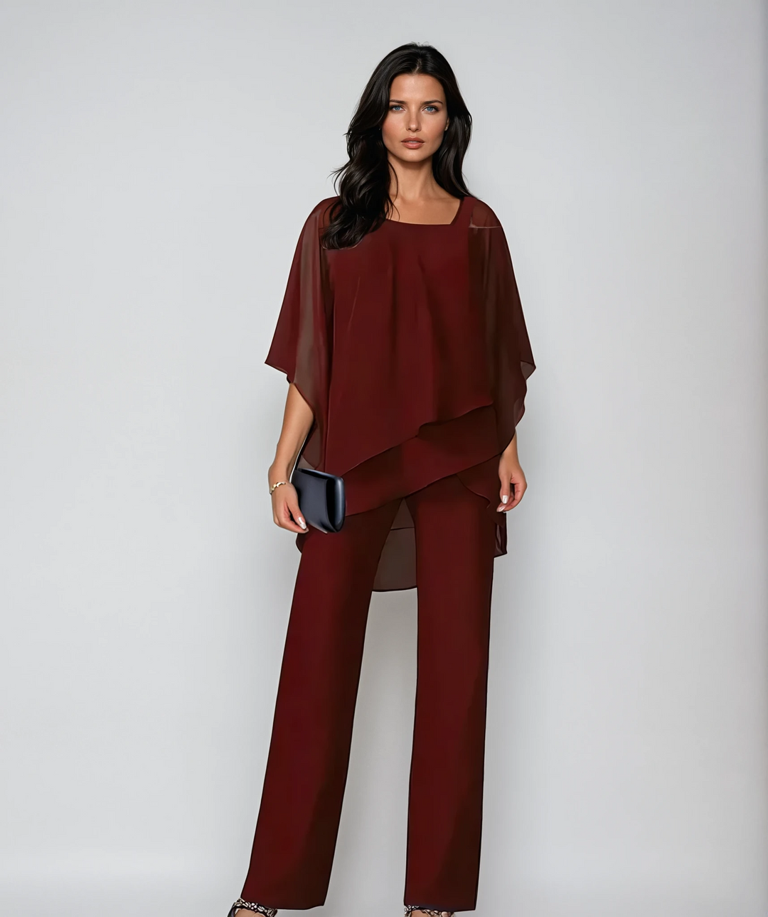 CHARLOTTE AVALON | LAYERED TWO-PIECE SET FOR WOMAN