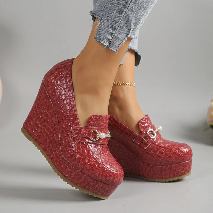 Laila Wedge Loafers