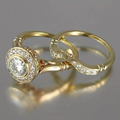 Angelique Vintage Ring with Cut Zirconia