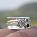 Heart Spinner Ring