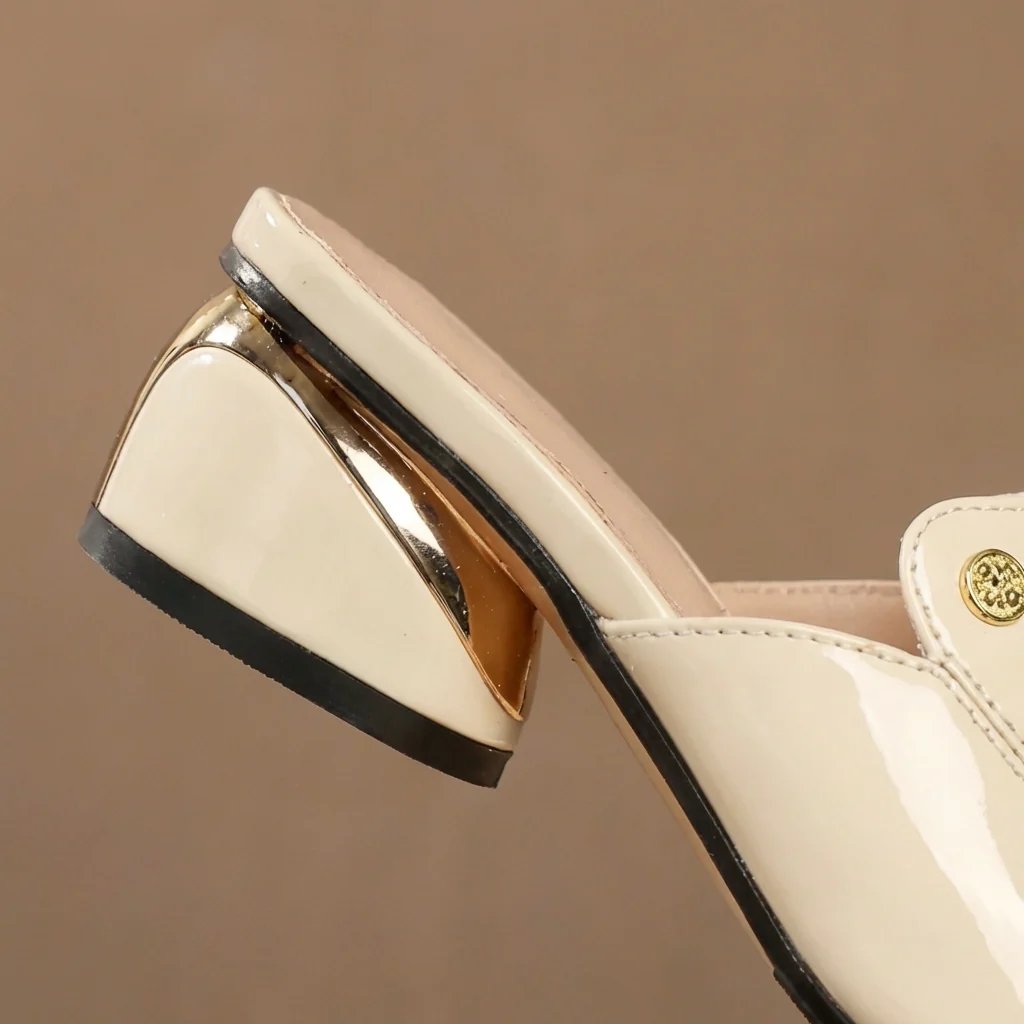 Zara™ | Patent Slide Block Heels