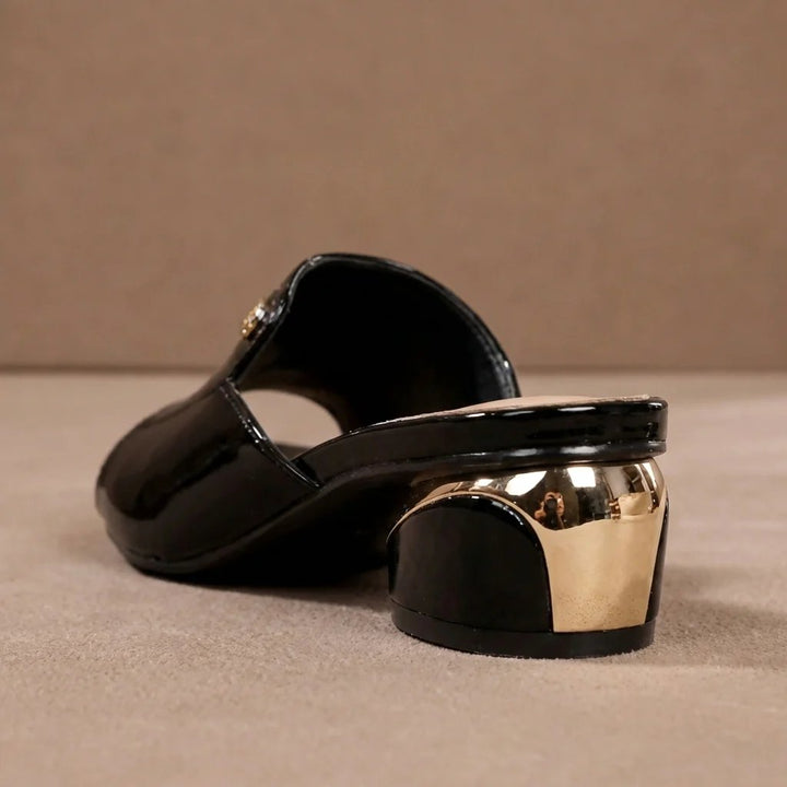 Zara™ | Patent Slide Block Heels